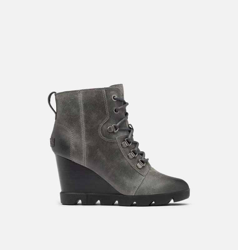 Sorel Kadın Joan Uptown™ Lace Bootie - Takozlar Koyu Gri - 561-WIRHNZ